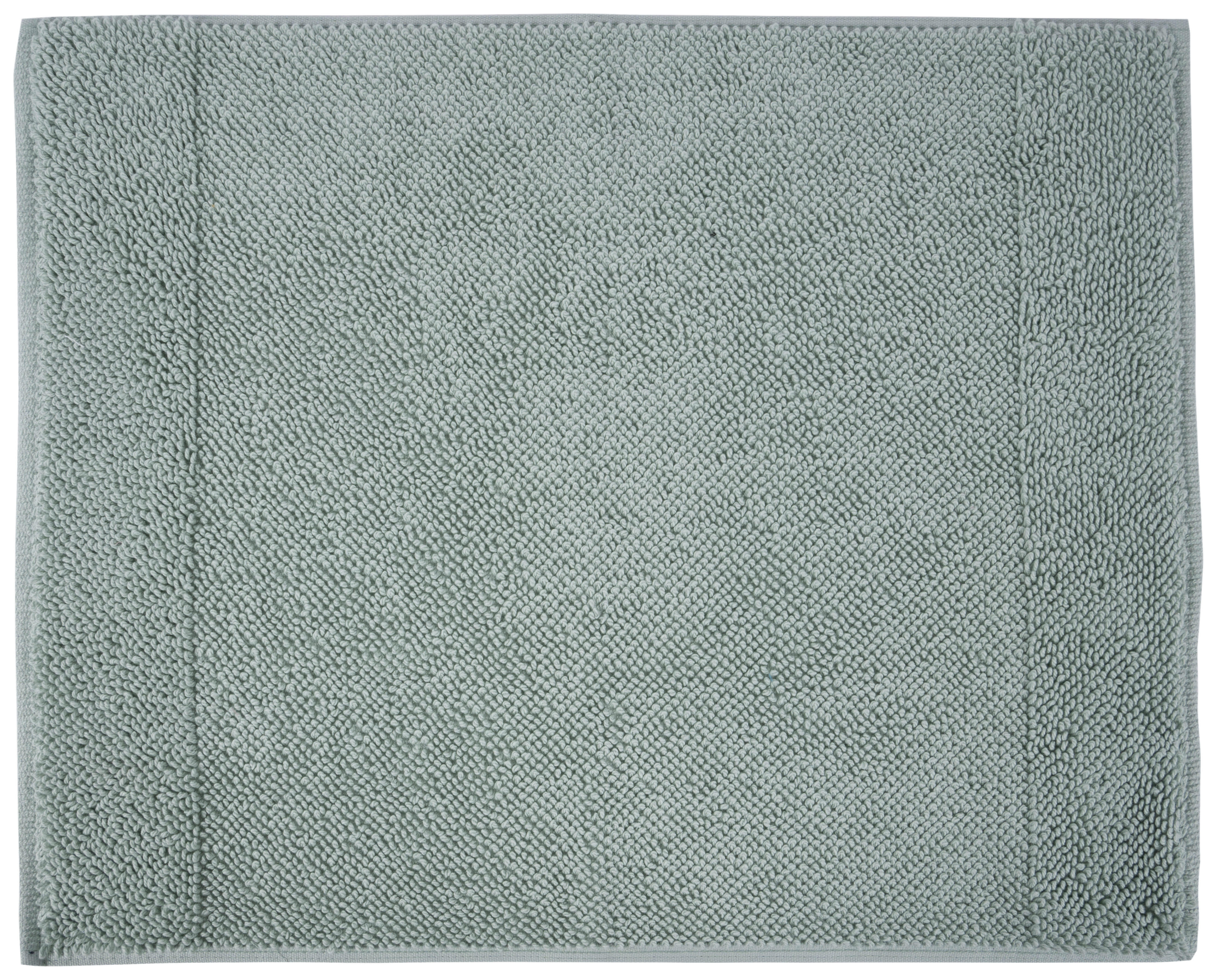 BADEMATTE 50/60 cm  - Mintgrün, KONVENTIONELL, Textil (50/60cm) - Bio:Vio