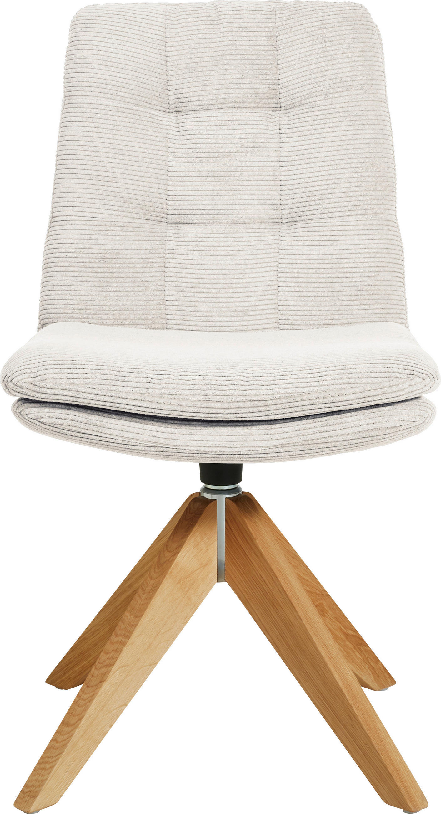 STUHL - Eichefarben/Weiß, Design, Holz/Textil (50/90/69cm) - Johann Jakob