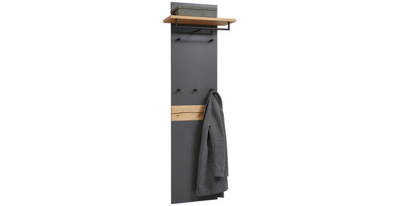 GARDEROBE 200/200/32 cm  - Eichefarben/Grau, Design, Holz/Holzwerkstoff (200/200/32cm) - Dieter Knoll