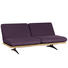 SCHLAFSOFA in Holz, Textil Violett - Beige/Violett, Design, Holz/Textil (204/92/90cm) - Dieter Knoll SCHLAFSOFA in Holz, Textil Violett - Beige/Violett, Design, Holz/Textil (204/92/90cm) - Dieter Knoll