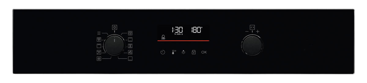EINBAUBACKOFEN EOF6P46Z  - Schwarz, Basics, Glas (59,5/59,4/54,8cm) - Electrolux