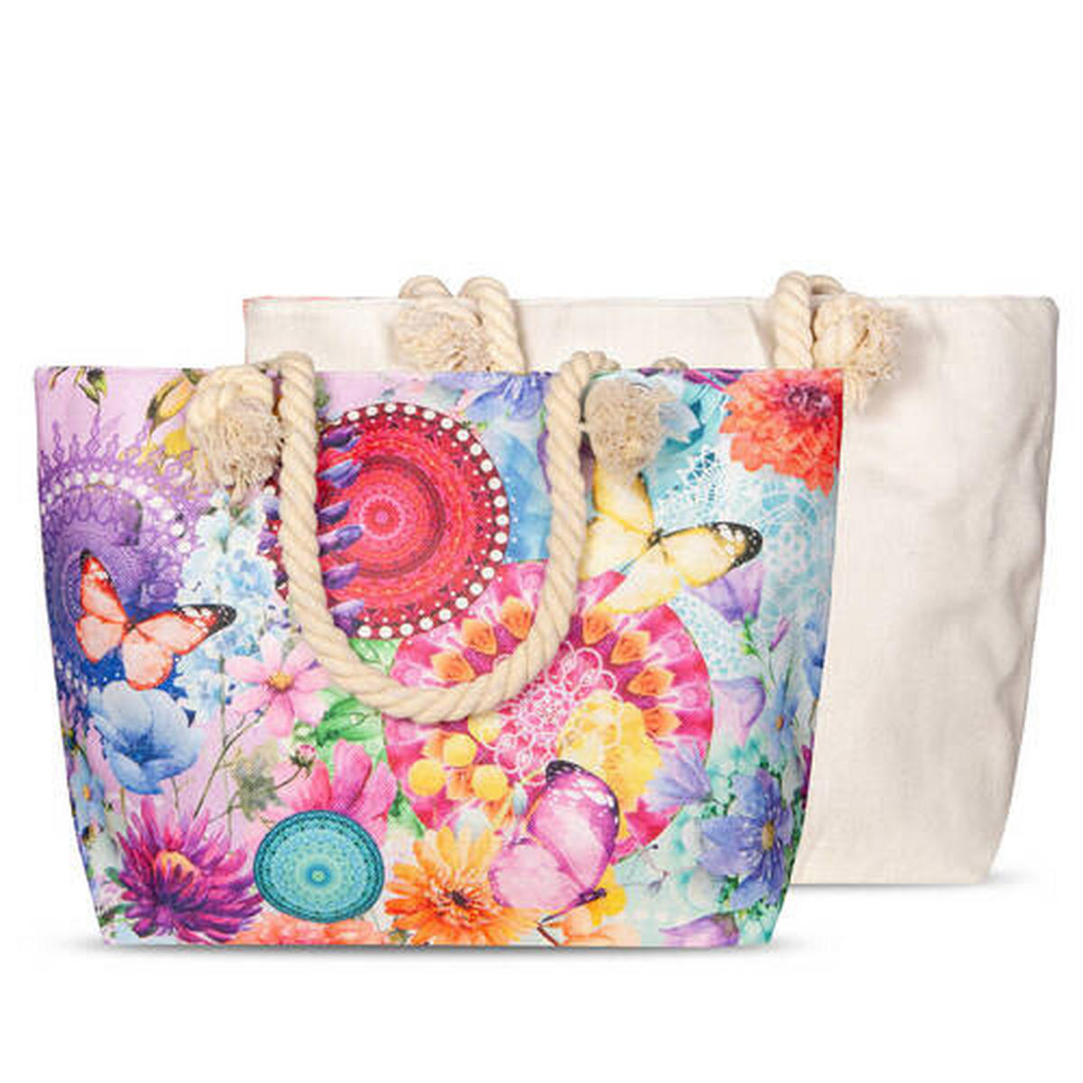 STRANDTASCHE - Multicolor, Trend, Textil (43/60cm)