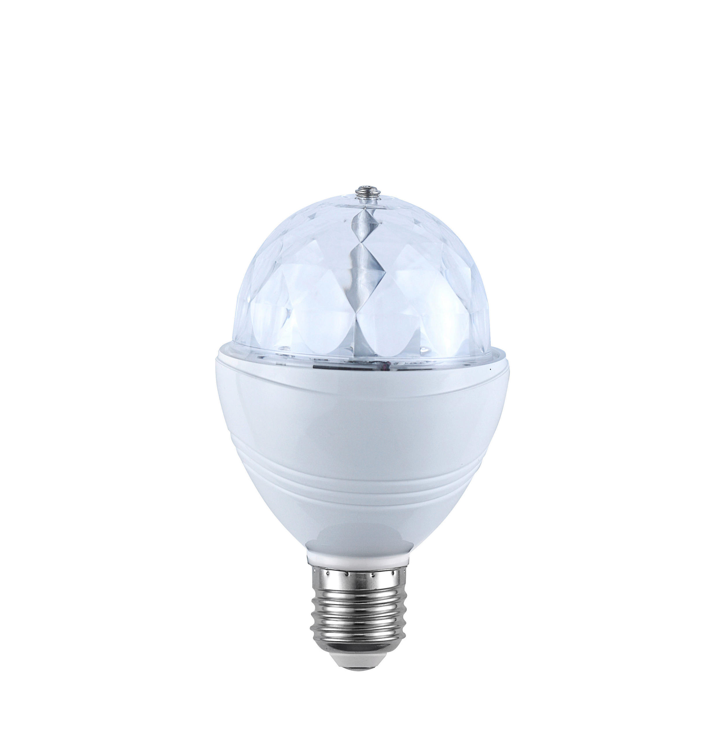 LED SIJALICA - bela, Lajfstajl, metal/plastika (8/8/13cm)