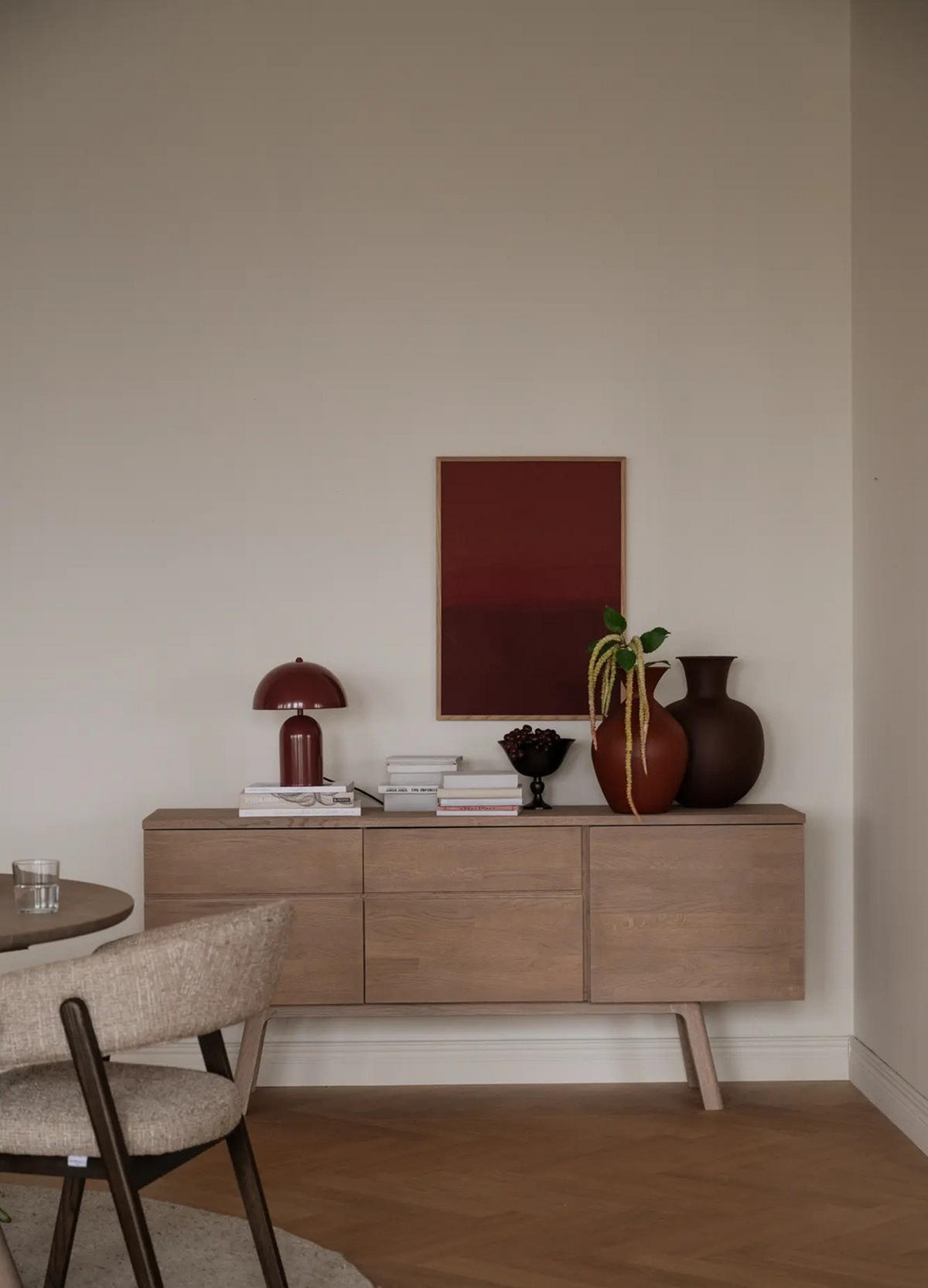 SIDEBOARD  170/77/42 cm 2 låda(or)  - sandfärgad, Design, trä (170/77/42cm) - Rowico