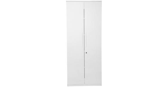 AKTENSCHRANK 80/197/40 cm - Weiß, MODERN, Holzwerkstoff (80/197/40cm) - Venda