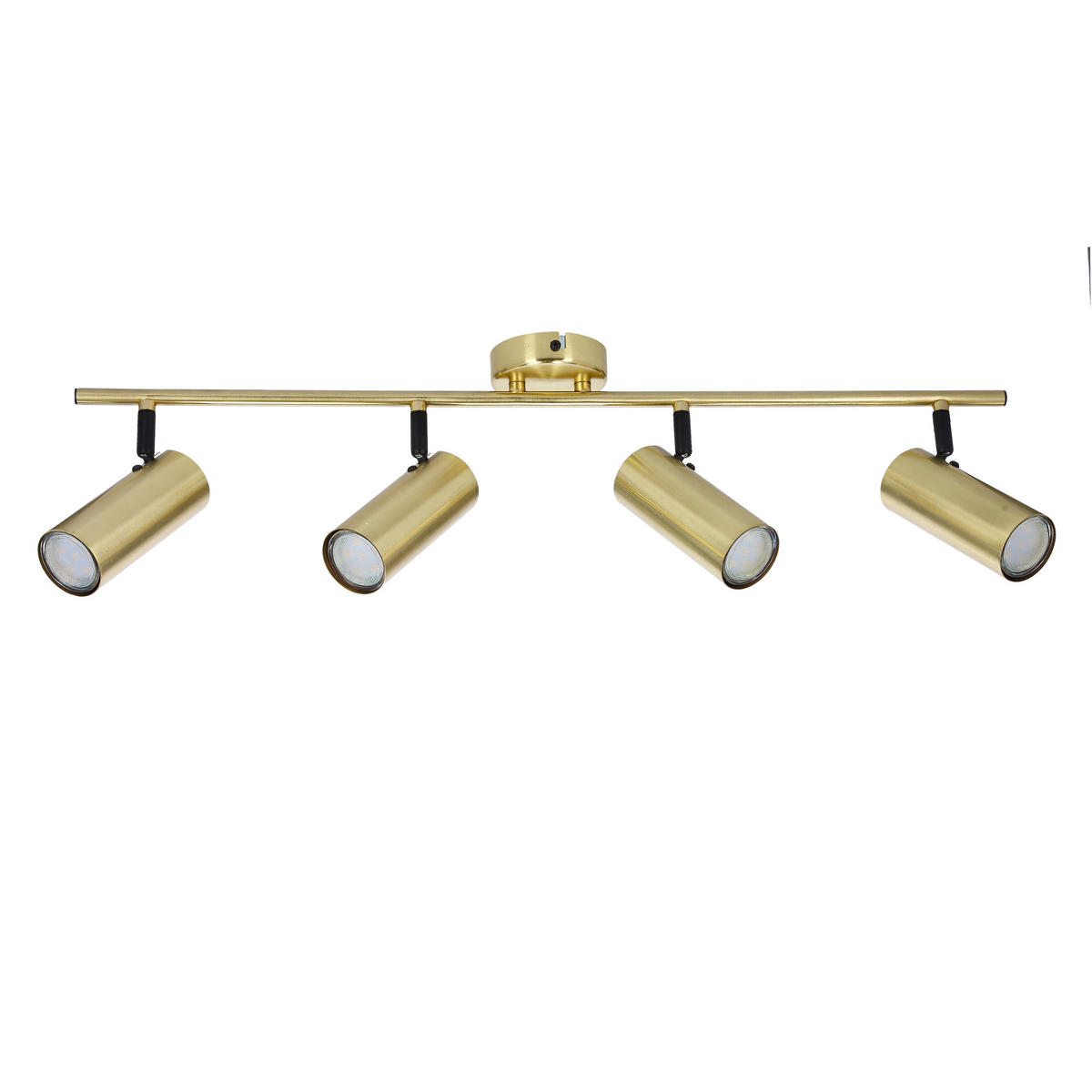 DECKENSTRAHLER 76/9/18 cm   - Messingfarben, KONVENTIONELL, Metall (76/9/18cm)