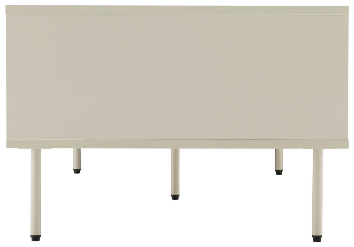 COUCHTISCH in Metall, Holzwerkstoff 120/60/40 cm  - Seidengrau, Design, Holzwerkstoff/Metall (120/60/40cm) - Xora