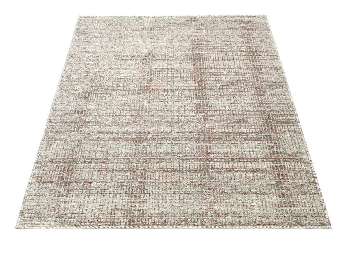 FLACHWEBETEPPICH 246/340 cm PLAINS Braun, Beige  - Beige/Braun, Design, Textil (246/340cm) - Musterring