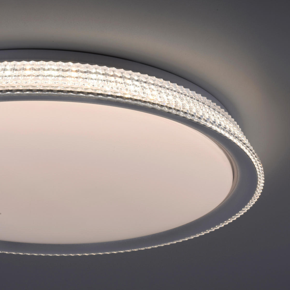 STROPNA LED-SVETILKA   36 W//3000 K/230 V/ - srebrne barve, Basics, kovina/umetna masa (51/51/8,9cm)