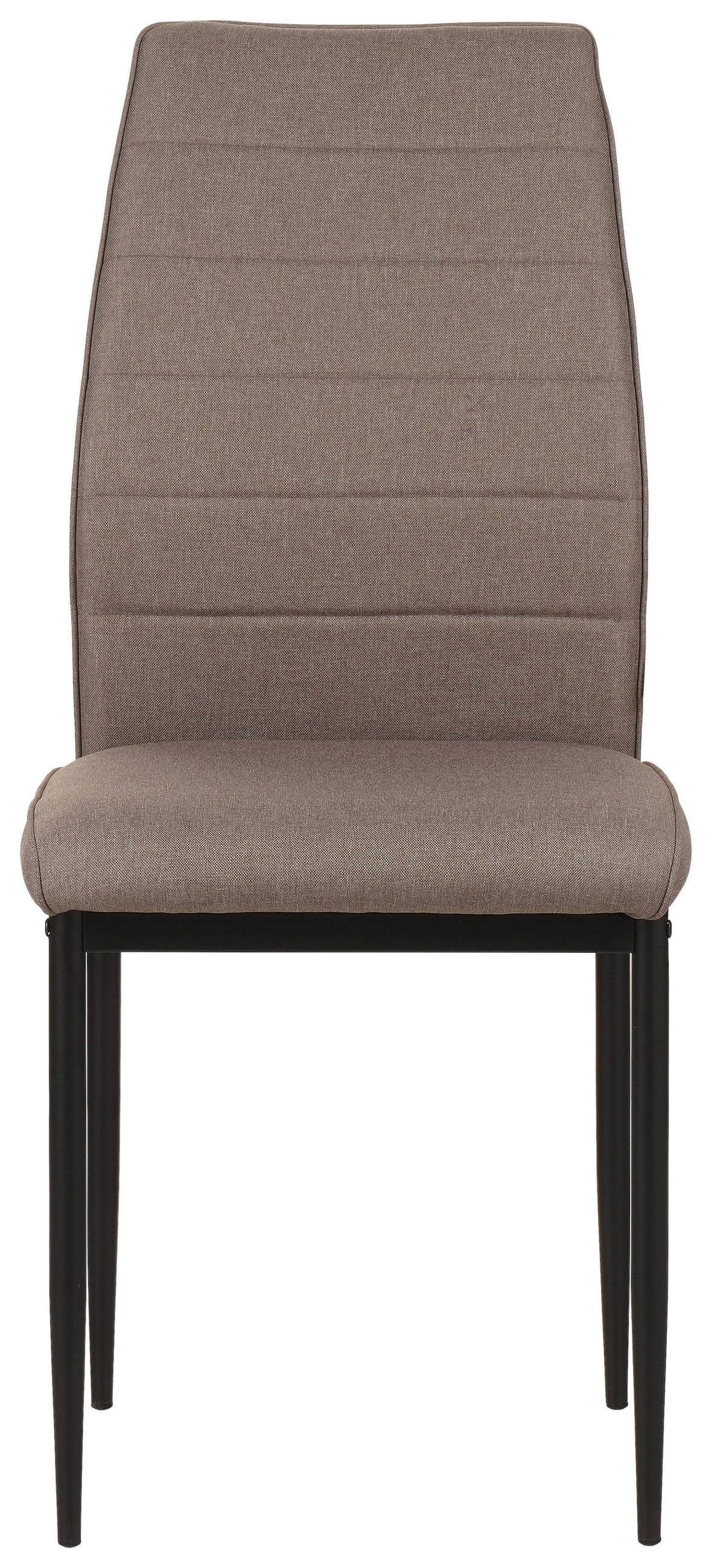 STOLIČKA, 43,5/96/58 cm - čierna/taupe, Modern, kov/textil (43,5/96/58cm) - Carryhome
