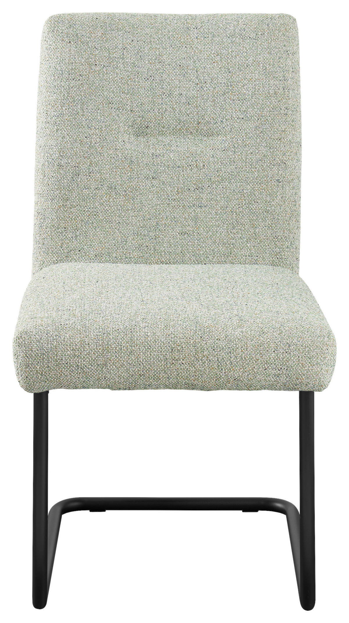 SCHWINGSTUHL  in Eisen Webstoff  - Pastellgrün/Schwarz, Design, Textil/Metall (51,5/92,5/65cm) - SetOne by Musterring