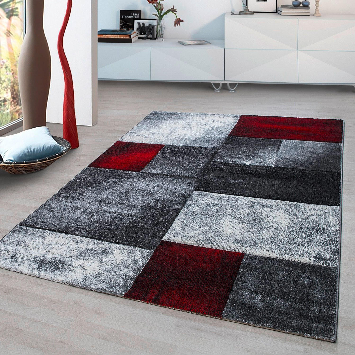 LÄUFER 80/300 cm Hawaii 1710  - Rot, KONVENTIONELL, Textil (80/300cm) - Novel
