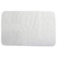 BADTEPPICH Weiß 50/80 cm  - Weiß, KONVENTIONELL (50/80cm) - Spirella