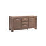 SIDEBOARD Akazie massiv gekalkt, geölt Akaziefarben, Braun - Alufarben/Braun, Design, Holz/Metall (165/85/44cm) - Carryhome SIDEBOARD Akazie massiv gekalkt, geölt Akaziefarben, Braun - Alufarben/Braun, Design, Holz/Metall (165/85/44cm) - Carryhome