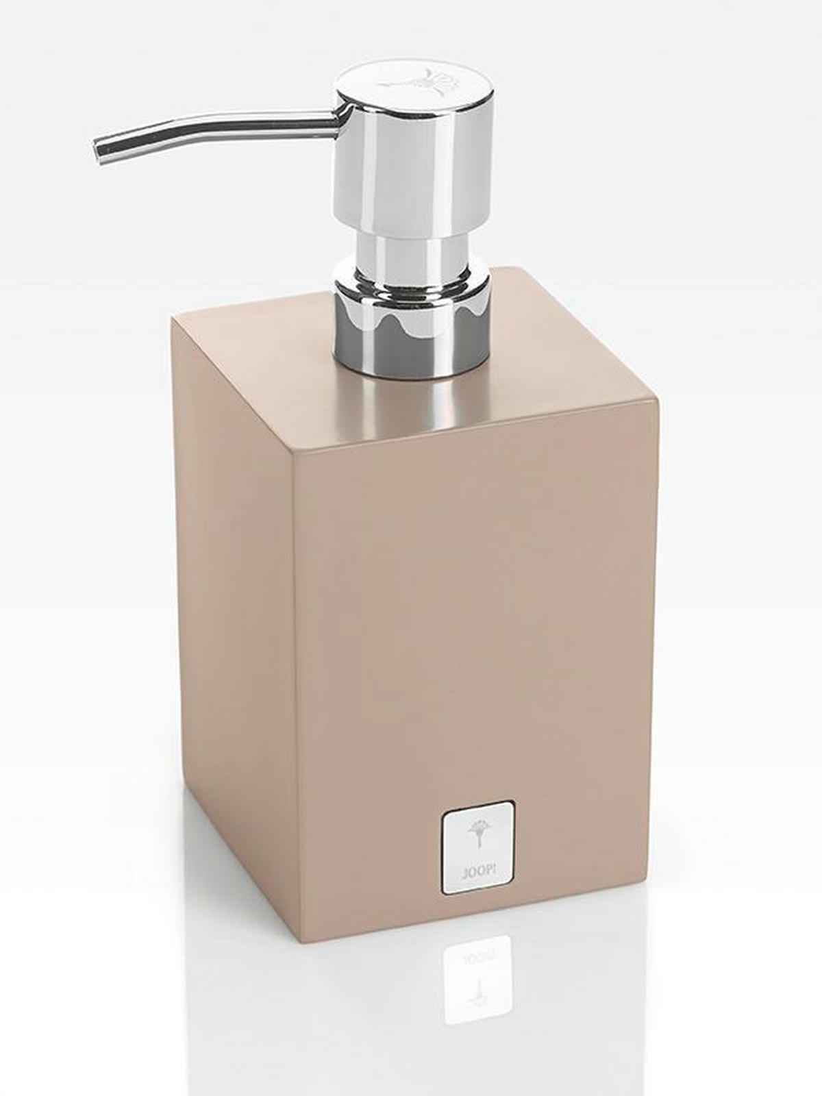 SEIFENSPENDER Bathline  - Beige/Grau, Basics, Kunststoff (7,5/17/7,5cm) - Joop!