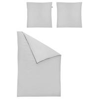 BETTWÄSCHE Biber 200/200 cm  - Hellgrau, KONVENTIONELL, Textil (200/200cm) - Irisette