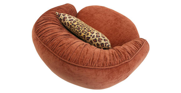 DESIGNSESSEL in Flachgewebe Kupferfarben  - Schwarz/Kupferfarben, Design, Textil/Metall (101/79/96cm) - Landscape