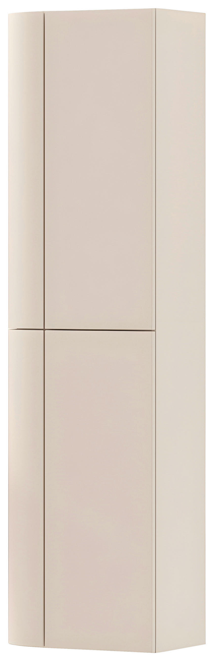 HOCHSCHRANK 45/160/30 cm  - Kaschmir, KONVENTIONELL, Glas/Holzwerkstoff (45/160/30cm) - Novel