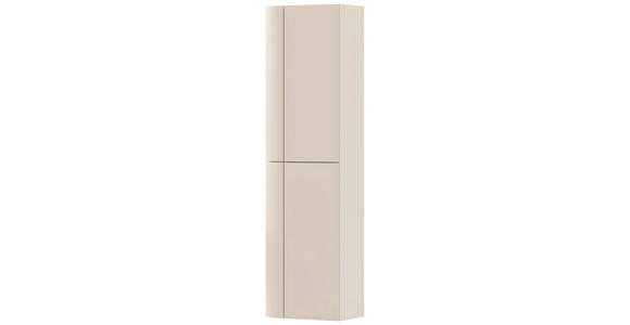 HOCHSCHRANK 45/160/30 cm  - Kaschmir, KONVENTIONELL, Glas/Holzwerkstoff (45/160/30cm) - Novel