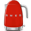 WASSERKOCHER 50's Style 1.7 l  - Rot, Trend, Metall (22.6/27.5/17.1cm) - SMEG