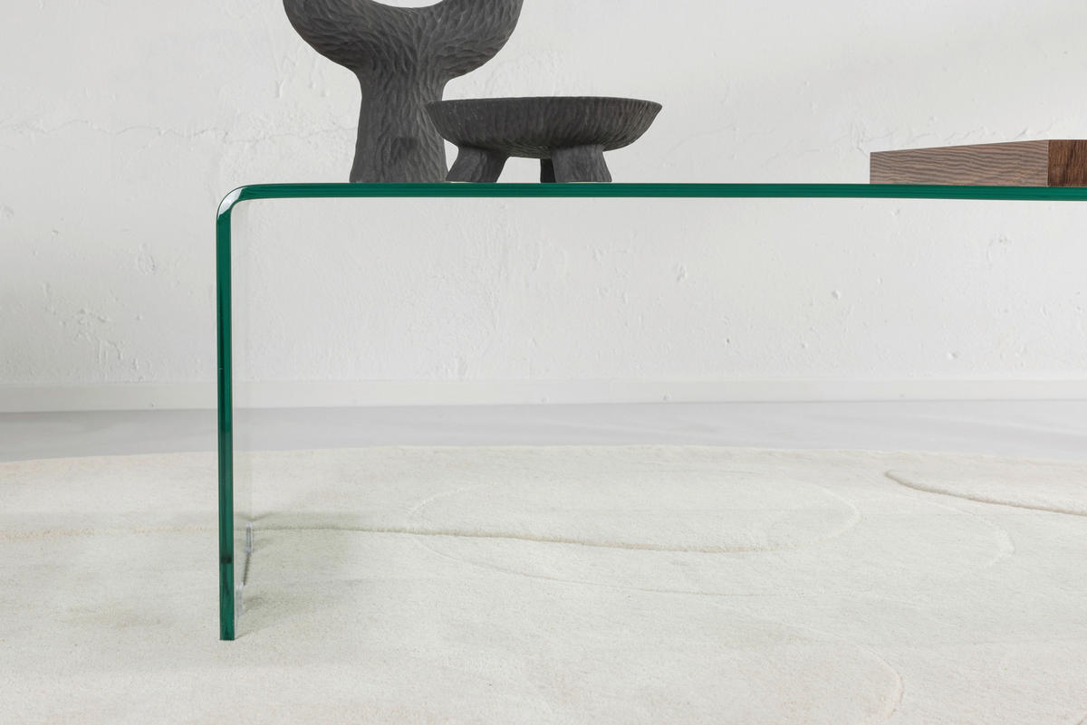 COUCHTISCH 110/50/38 cm rechteckig Braun, Klar  - Klar/Braun, Design, Glas (110/50/38cm) - Livetastic
