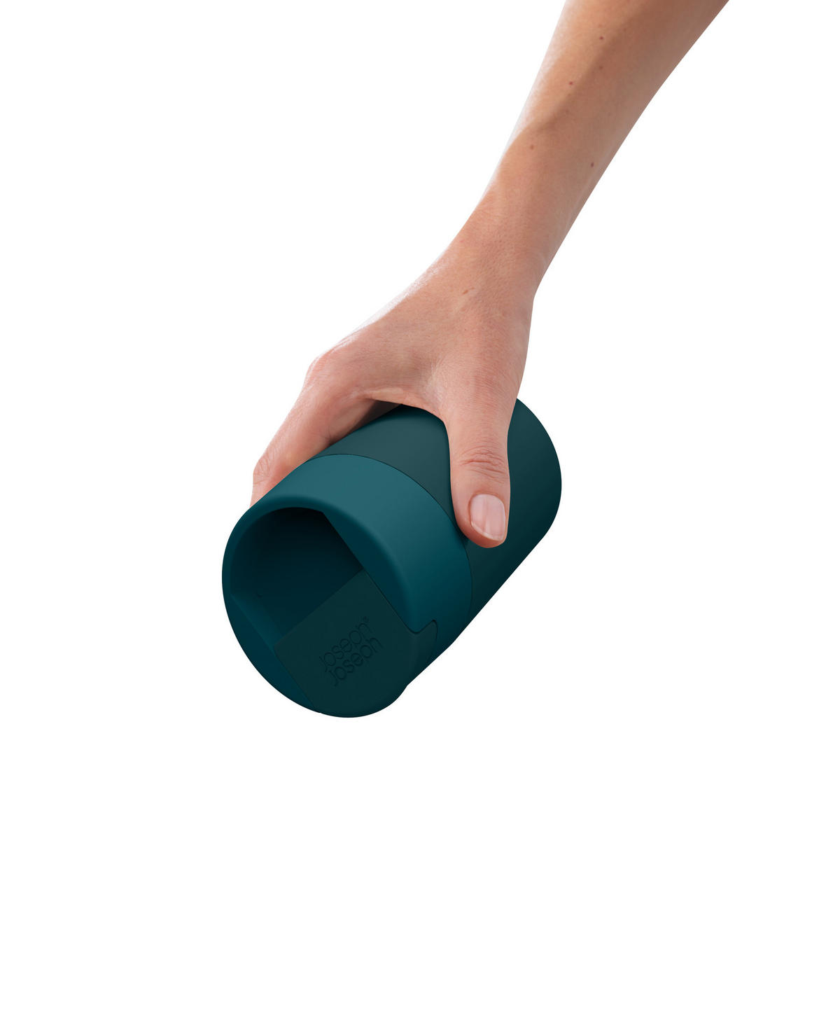 LONČEK ZA NA POT    0,34 l       - temno modra, Basics, umetna masa (8,2/13,6/8,2cm) - Joseph Joseph