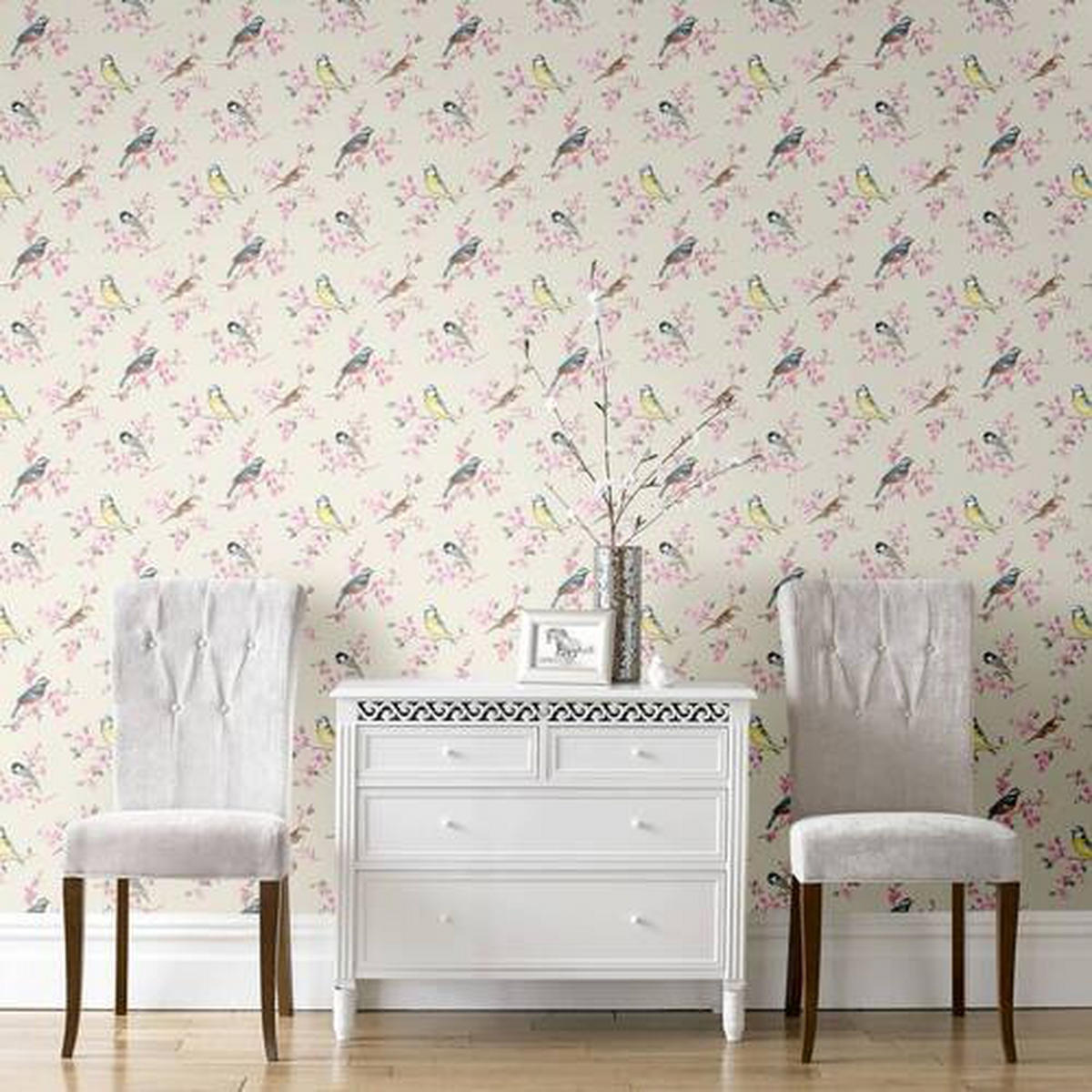 VLIESTAPETE  - Pink/Multicolor, Basics, Papier/Kunststoff (52/1000cm) - Xora