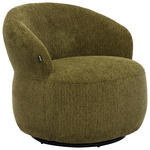 SESSEL in Webstoff Olivgrün  - Schwarz/Olivgrün, Design, Kunststoff/Textil (78/73/75cm) - Carryhome