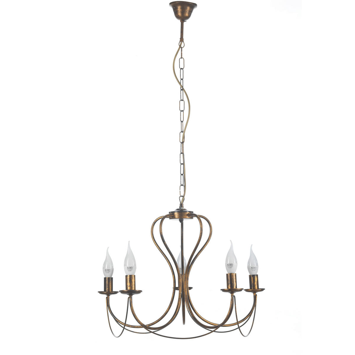 KRONLEUCHTER 55/105 cm   - Bronzefarben, Basics, Metall (55/105cm)