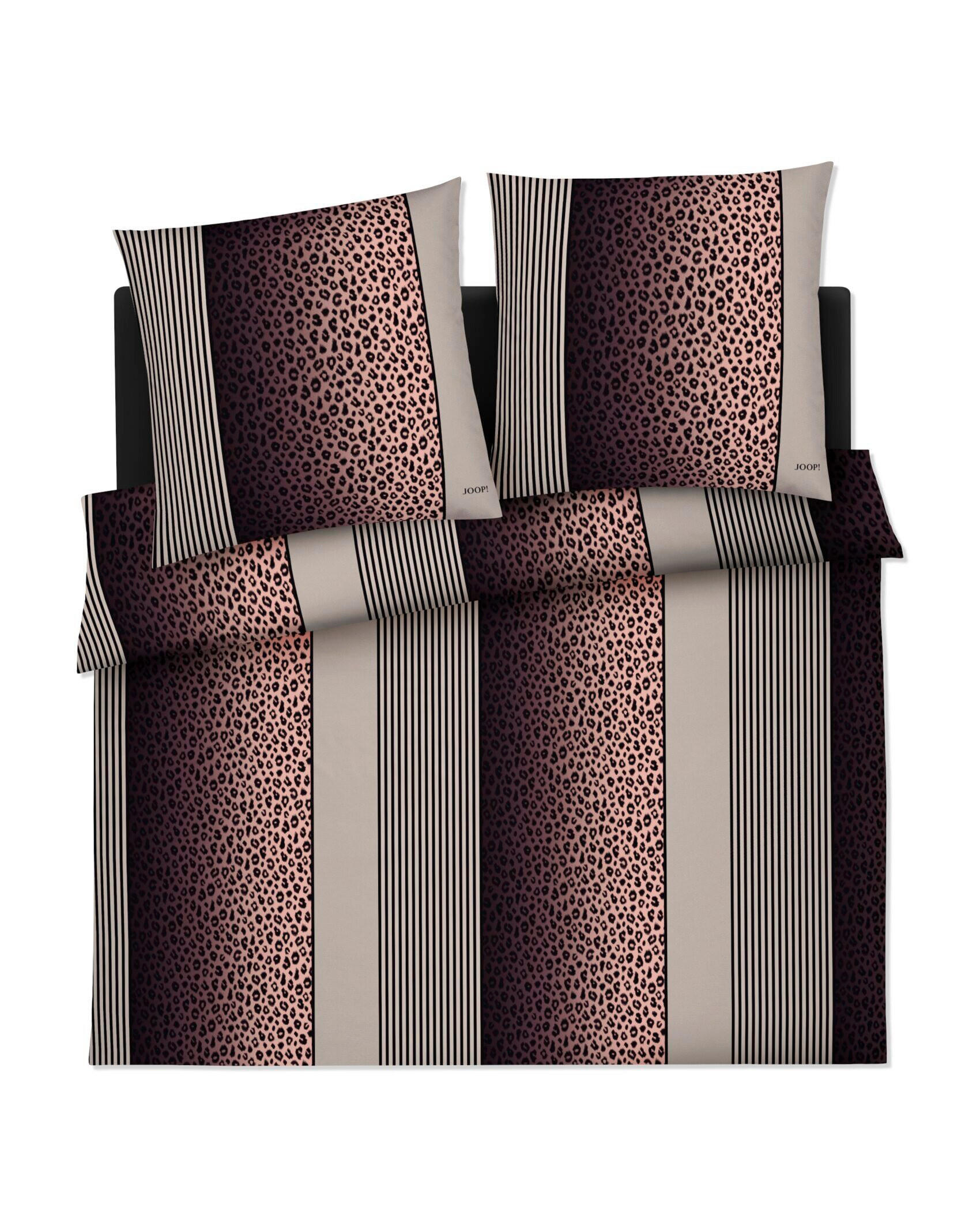 BETTWÄSCHE 3-teilig JOOP! LEO Jersey 200/200 cm  - Taupe, Basics, Textil (200/200cm) - Joop!