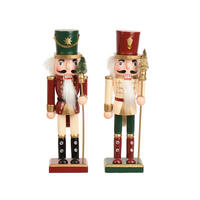 KARÁCSONYI FIGURA - többszínű, Basics, fa (9/7.8/38cm)