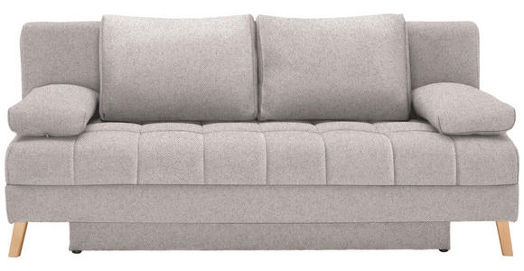 SCHLAFSOFA Webstoff Naturfarben  - Naturfarben, KONVENTIONELL, Holz/Textil (195/90/90cm) - Cantus