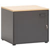 MEHRZWECKSCHRANK 67,1/60/60 cm  in Anthrazit, Eichefarben  - Eichefarben/Anthrazit, MODERN, Holzwerkstoff/Kunststoff (67,1/60/60cm) - MID.YOU