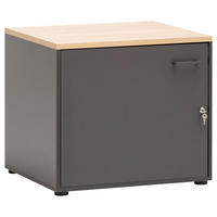MEHRZWECKSCHRANK 67,1/60/60 cm  in Anthrazit, Eichefarben  - Eichefarben/Anthrazit, MODERN, Holzwerkstoff/Kunststoff (67,1/60/60cm) - MID.YOU