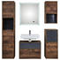 HOCHSCHRANK - Eichefarben/Grau, MODERN, Holzwerkstoff/Metall (39/188,7/33cm) - Xora HOCHSCHRANK - Eichefarben/Grau, MODERN, Holzwerkstoff/Metall (39/188,7/33cm) - Xora