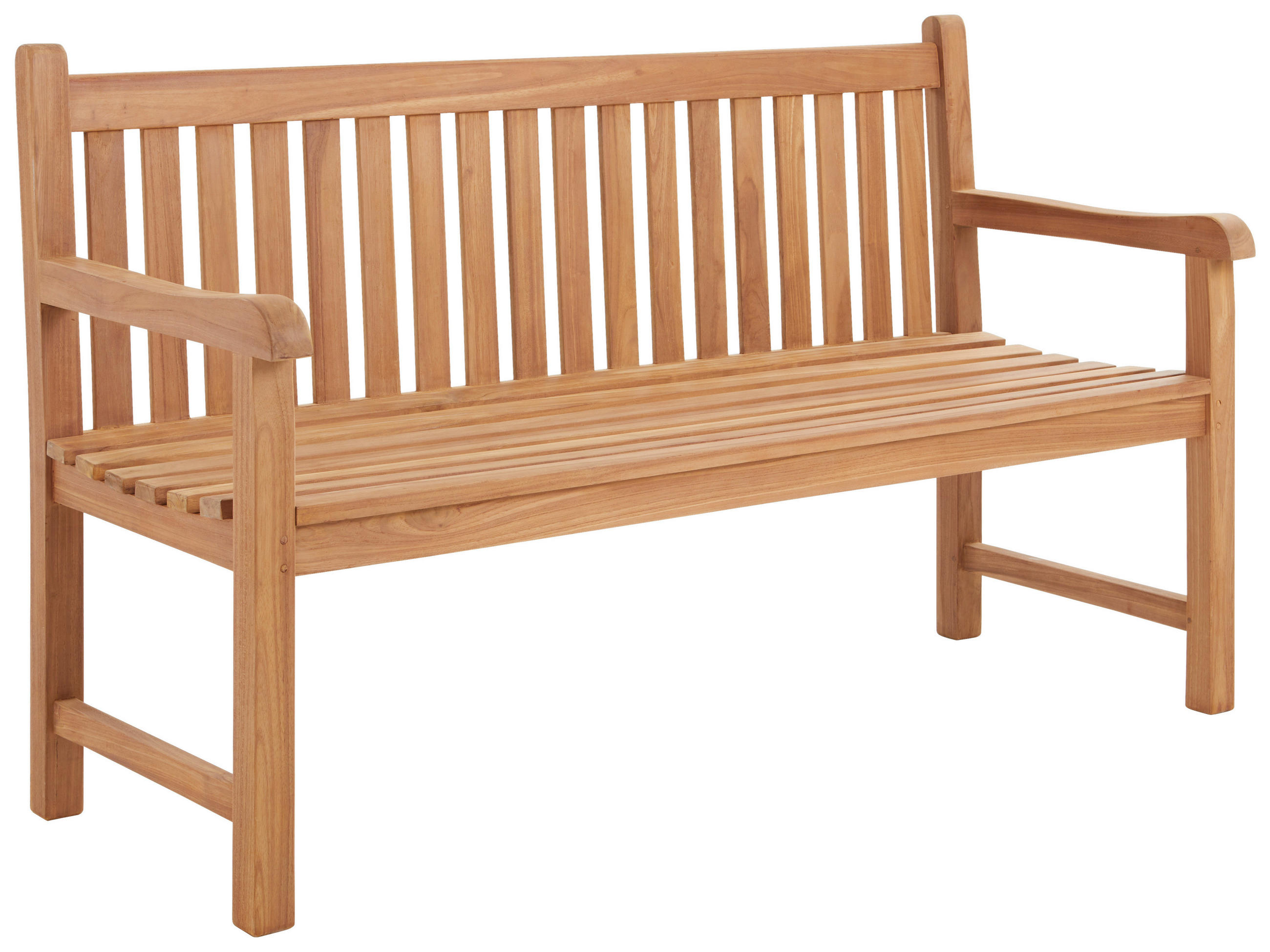 GARTENBANK 150/92/55 cm Teakholz   - Teakfarben, Natur, Holz (150/92/55cm) - Ambia Garden