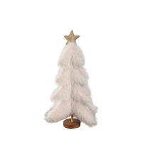 DEKOBAUM  - Goldfarben/Braun, LIFESTYLE, Holz/Kunststoff (23/40/23cm) - X-Mas