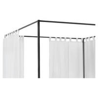 BETTVORHANG - Weiss, Design, Textil (272/185cm) - Hasena