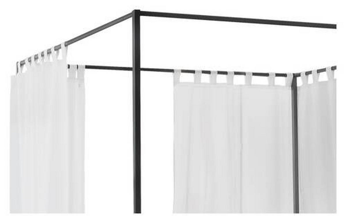 BETTVORHANG - Weiss, Design, Textil (272/185cm) - Hasena