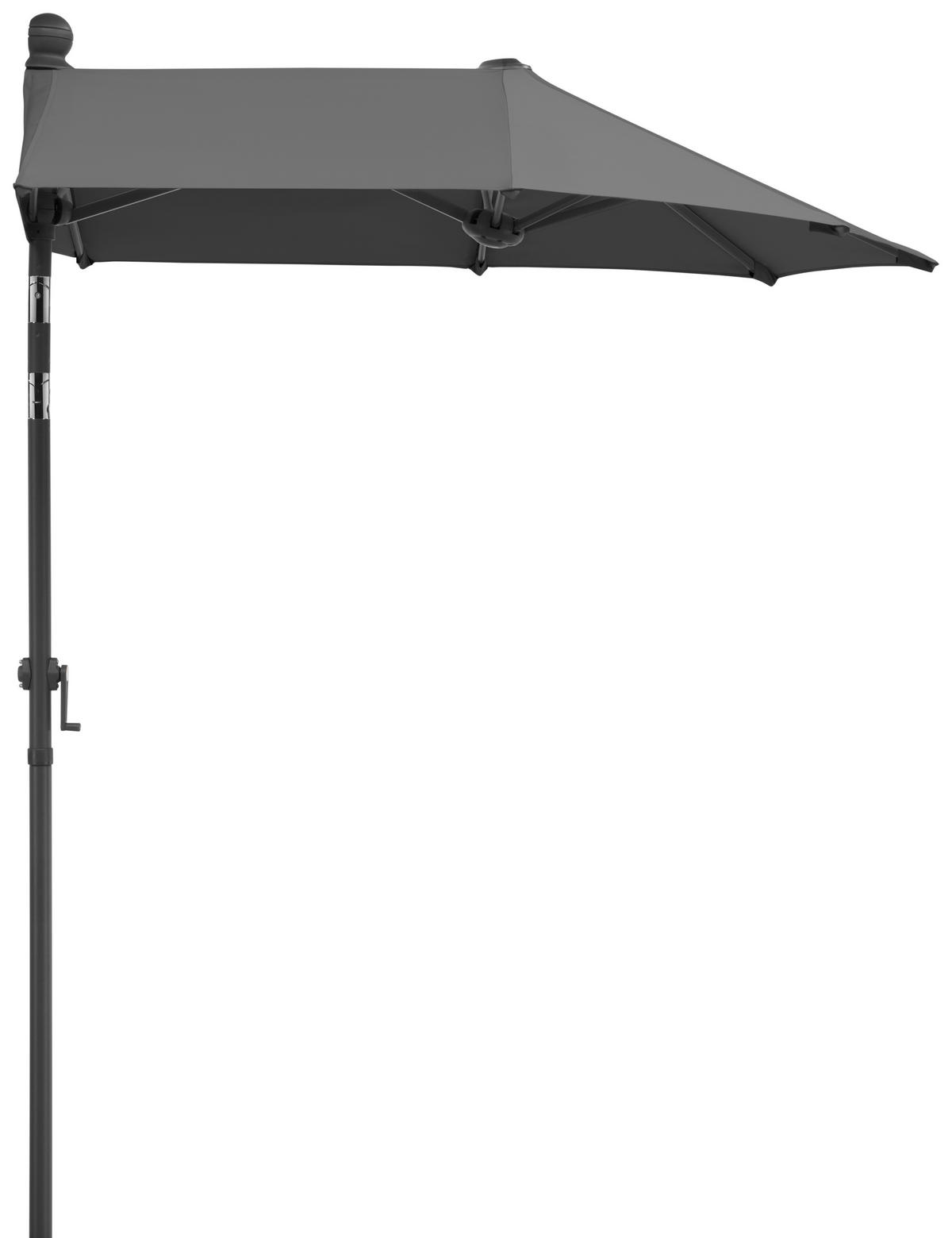AMPELSCHIRM 150 cm Anthrazit  - Anthrazit, Basics, Textil/Metall (150/228/150cm) - Schneider