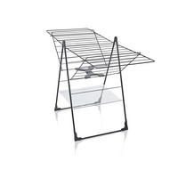 STANDTROCKNER 151/61/94 cm  - Schwarz, Basics, Metall (151/61/94cm) - Leifheit