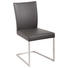 SCHWINGSTUHL Echtleder Edelstahlfarben, Grau - Edelstahlfarben/Grau, Design, Leder/Metall (48/90.5/63cm) - Bert Plantagie SCHWINGSTUHL Echtleder Edelstahlfarben, Grau - Edelstahlfarben/Grau, Design, Leder/Metall (48/90.5/63cm) - Bert Plantagie