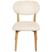 STUHL  Stoffauswahl Webstoff  - Eichefarben/Beige, MODERN, Holz/Textil (51/86/60cm) - Carryhome