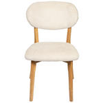 STUHL  Stoffauswahl Webstoff  - Eichefarben/Beige, MODERN, Holz/Textil (51/86/60cm) - Carryhome