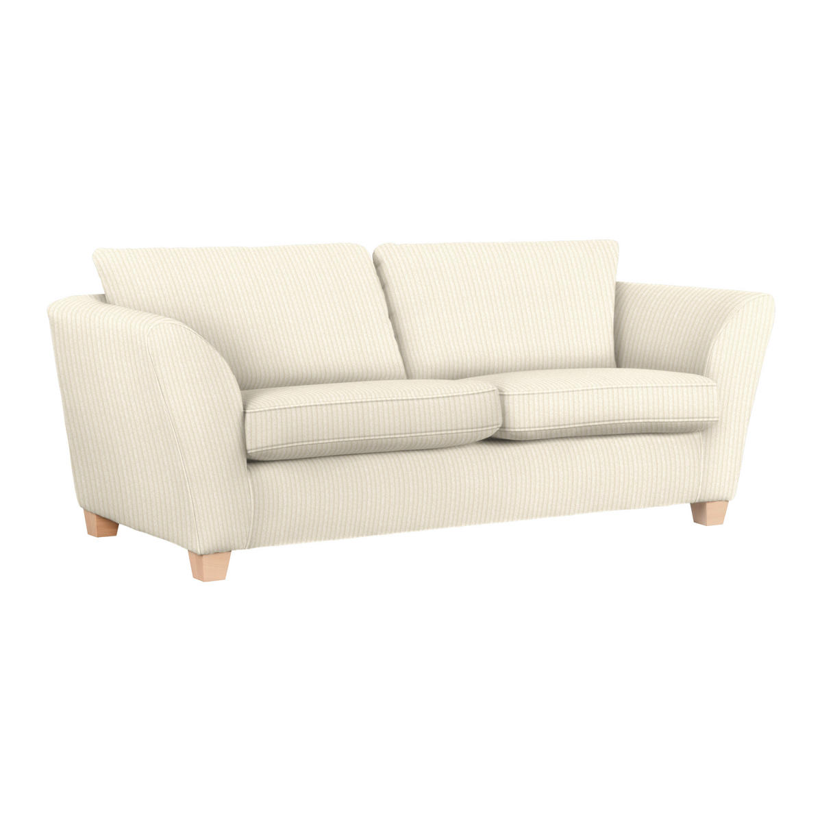 3-SITZER-SOFA Cord Beige  - Beige/Naturfarben, Holz/Textil (216/70-85/95cm) - MID.YOU