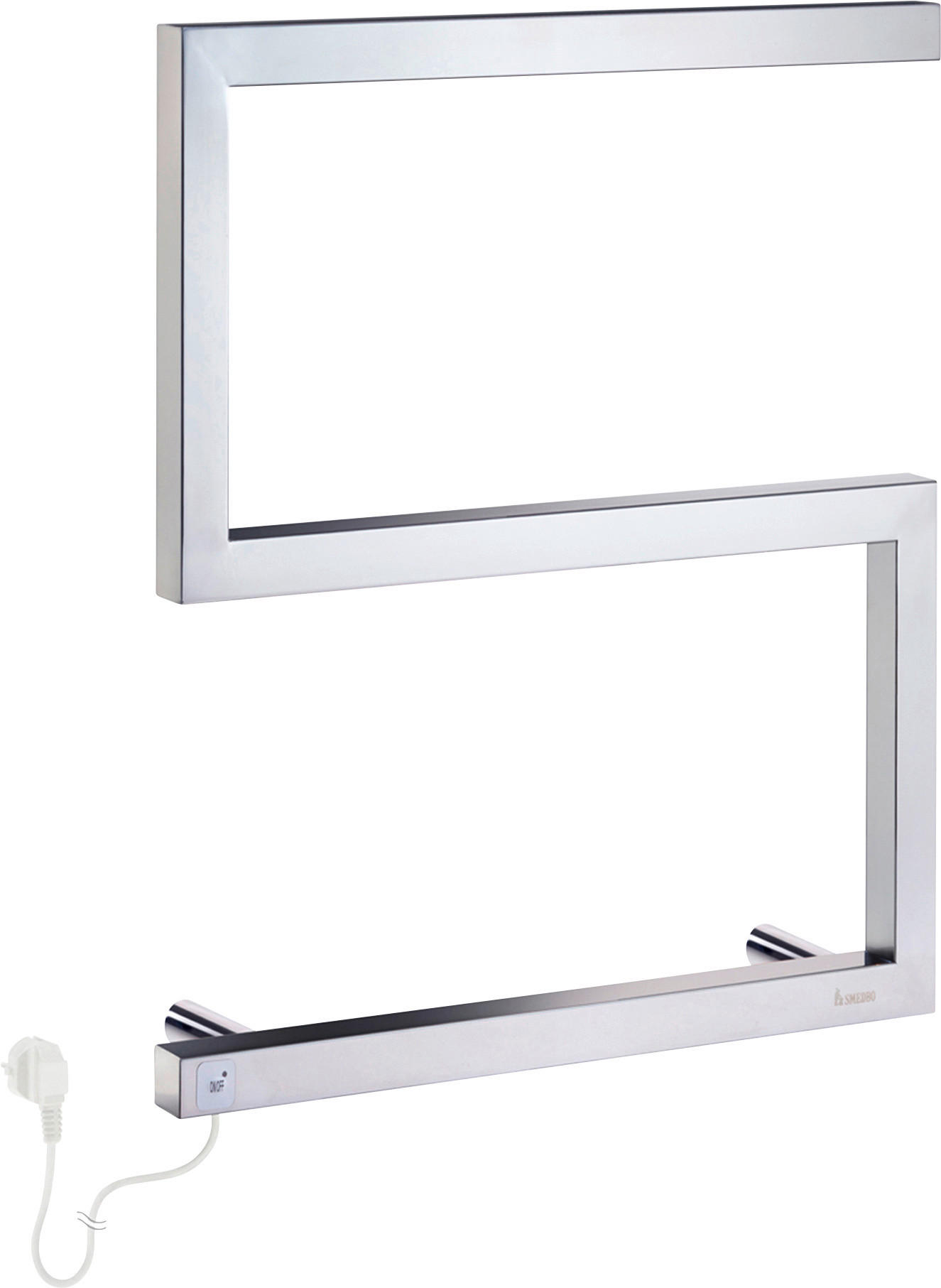 HANDTUCHTROCKNER Edelstahlfarben  - Edelstahlfarben, Basics, Metall (50/52,5/11,2cm) - Smedbo