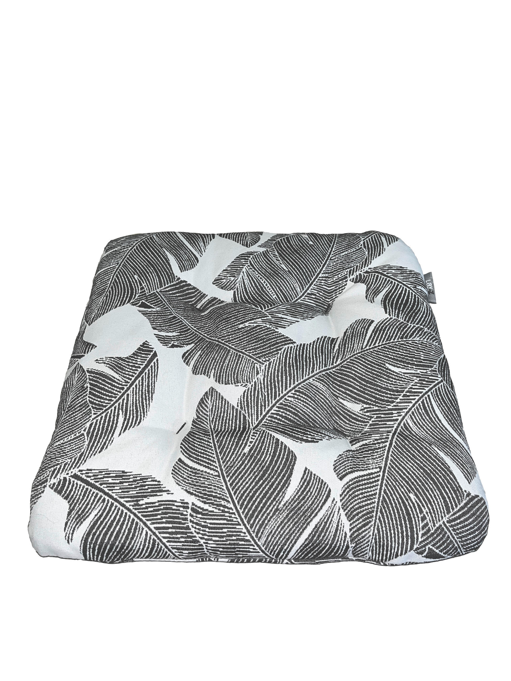 JASTUK ZA STOLICU     - bijela/tamno siva, Moderno, tekstil (38/38cm) - Amatio