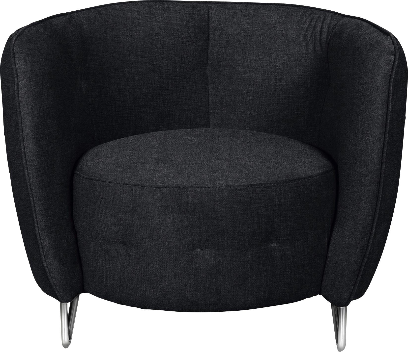 Carryhome SESSEL Flachgewebe Schwarz 