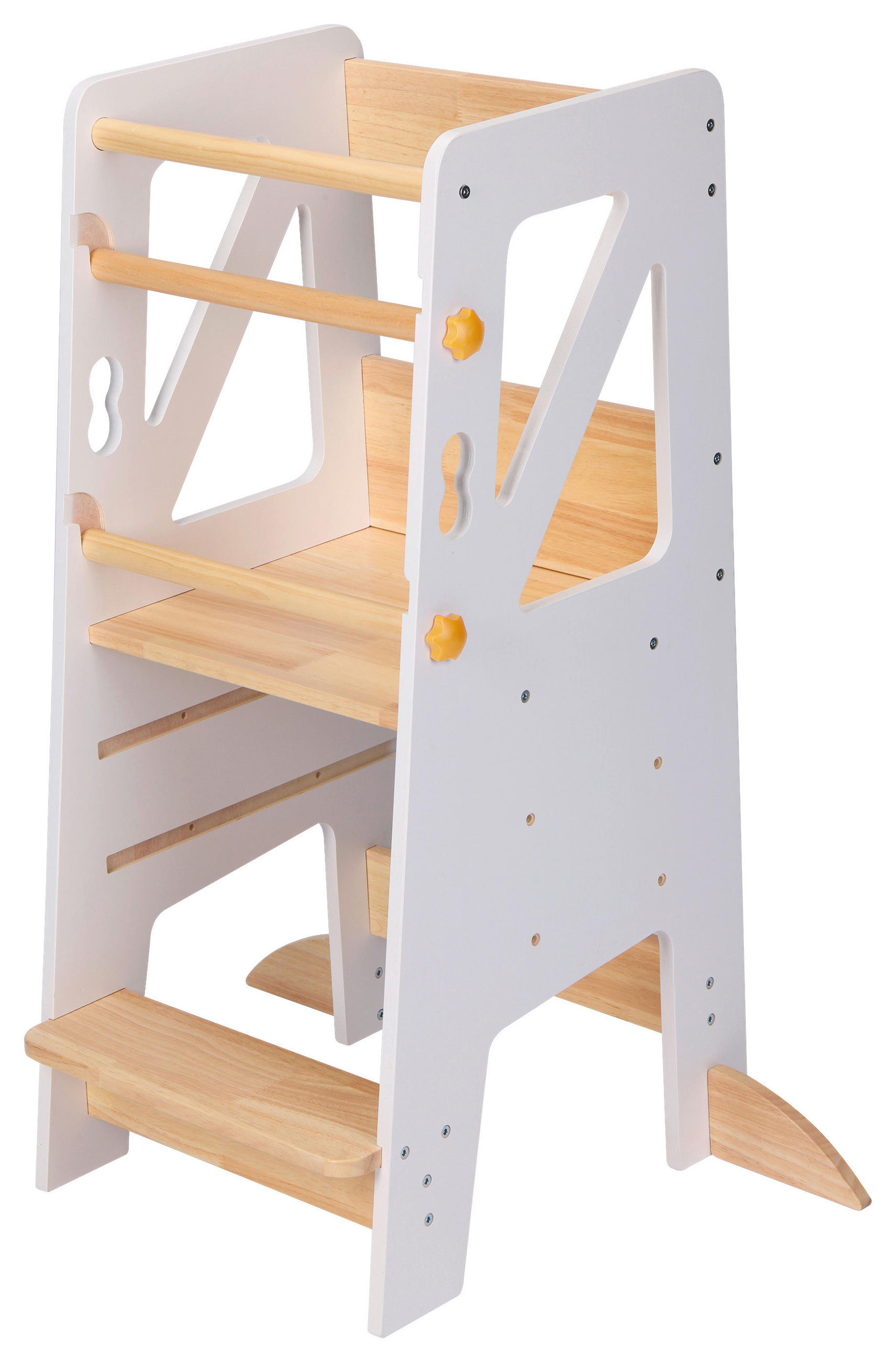 LERNTURM LIV  - Weiß/Kieferfarben, KONVENTIONELL, Holz (44/40/90cm)