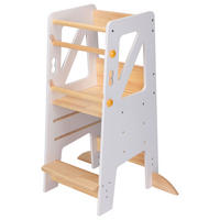 LERNTURM LIV  - Weiß/Kieferfarben, KONVENTIONELL, Holz (44/40/90cm)